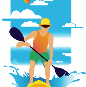 illustration paddle