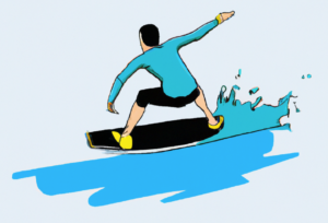 illustration Foilboarding